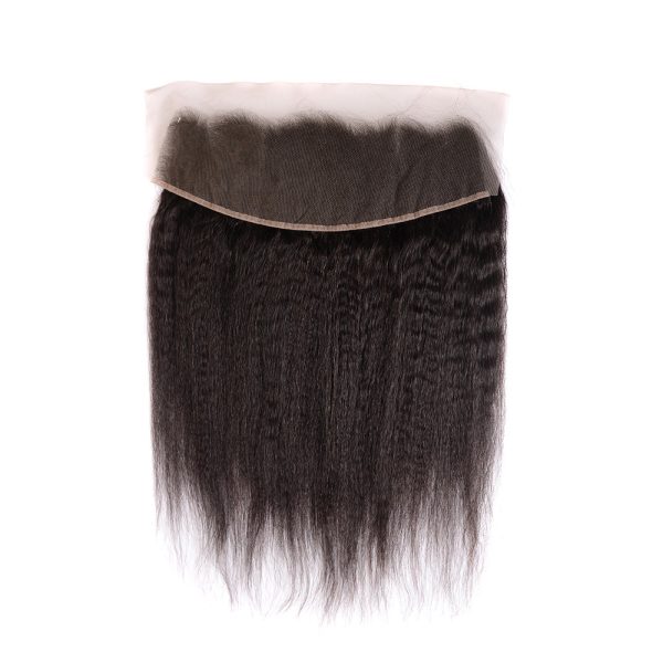 center wig remy hair 13x4 yaki straight frontal