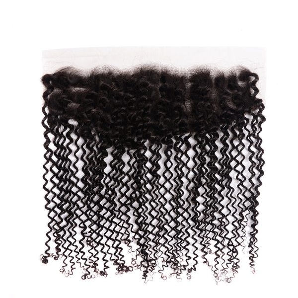 center wig remy hair 13x4 kinky curly frontal