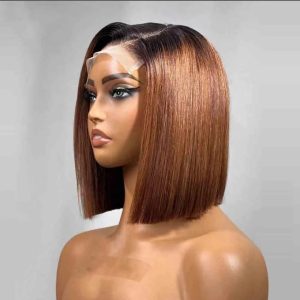Home koryn hair 13x4 promo bob wig remy hair 12 inch