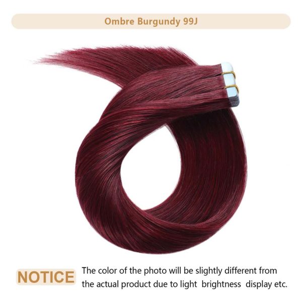 center wig asian raw hair tape in hair extensions