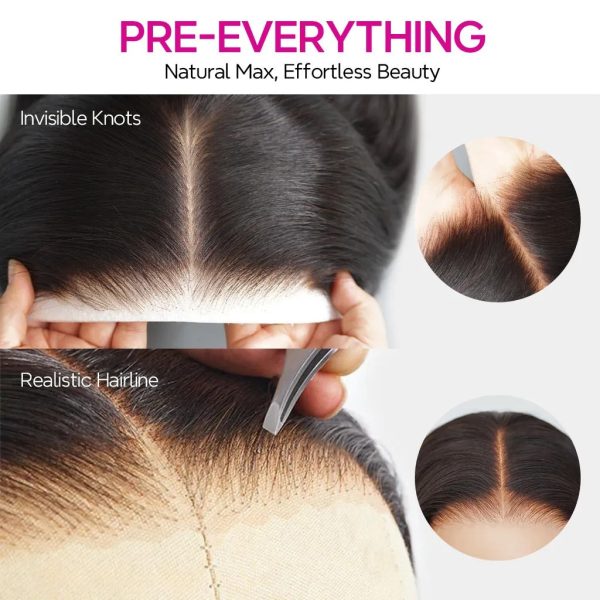 center wig natural black remy hair 5x5 lace closure straight bob human hair wig