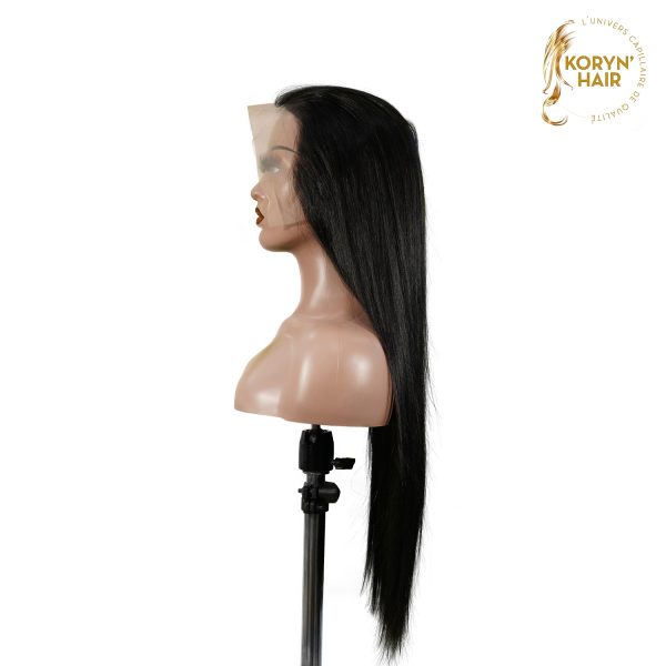 center wig 13x6 double drams straight lace front wig black remy hair
