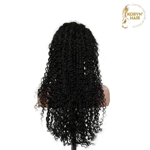 center wig natural black asian raw hair 13x6 hd lace front wig deep wave human hair wig