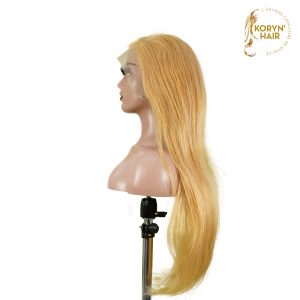 center wig 13x4 straight lace front wig 27 honey blonde remy hair
