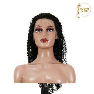 center wig 13x4 kinky curly lace front wig natural black remy hair