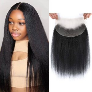center wig remy hair 4x4 yaki straight closure